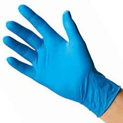 GLOVE NITRILE 3 MIL BLUE;POWDER FREE 100/BX - Latex, Supported